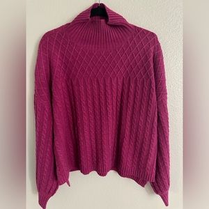 Beautiful, Magenta, Mid-Length Sweater
